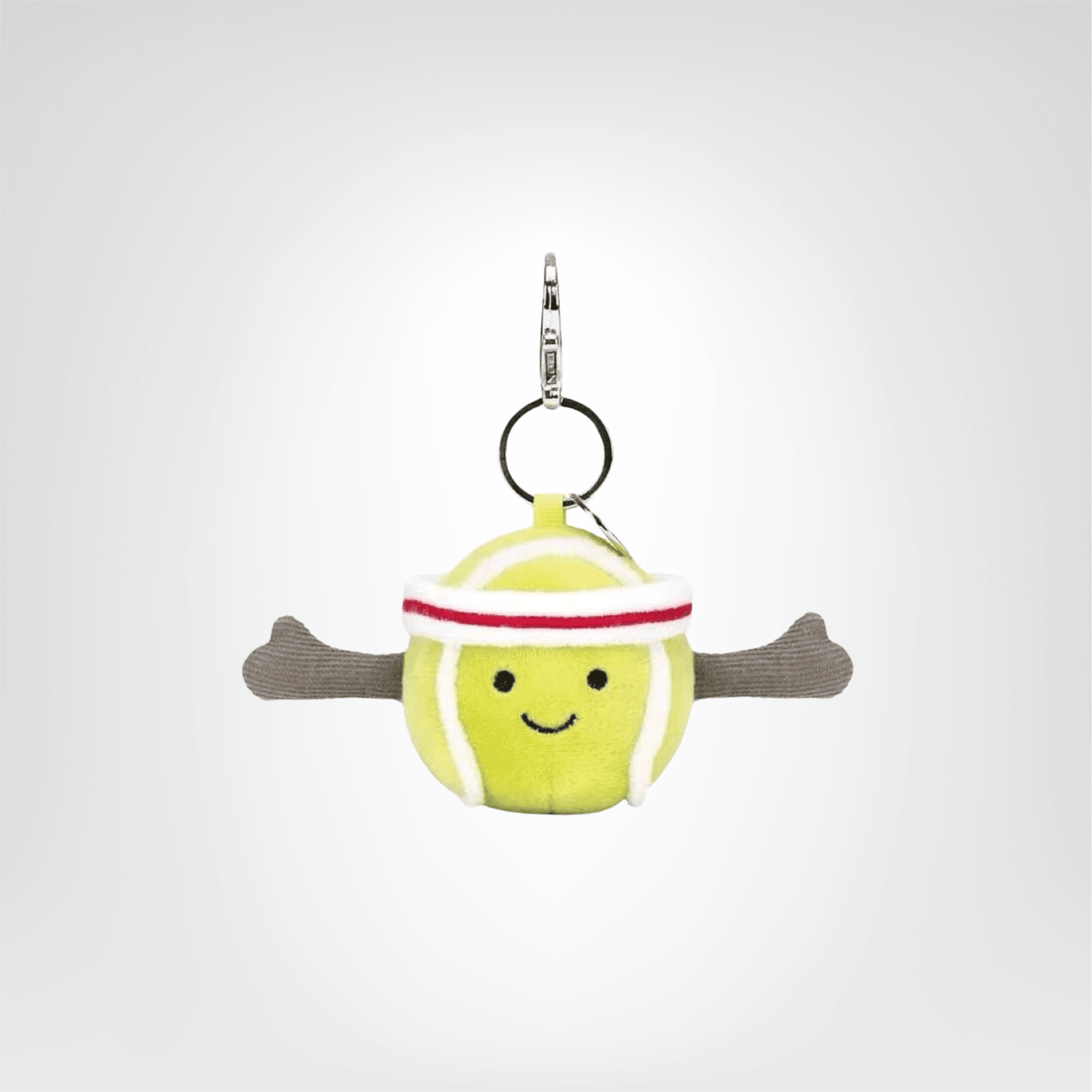 Porte - clés Peluche <br> La Balle de tennis joyeuse - Balle de tennis