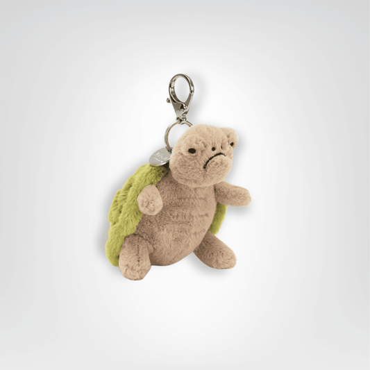 Porte - clés Peluche <br> La Tortue joyeuse - Tortue