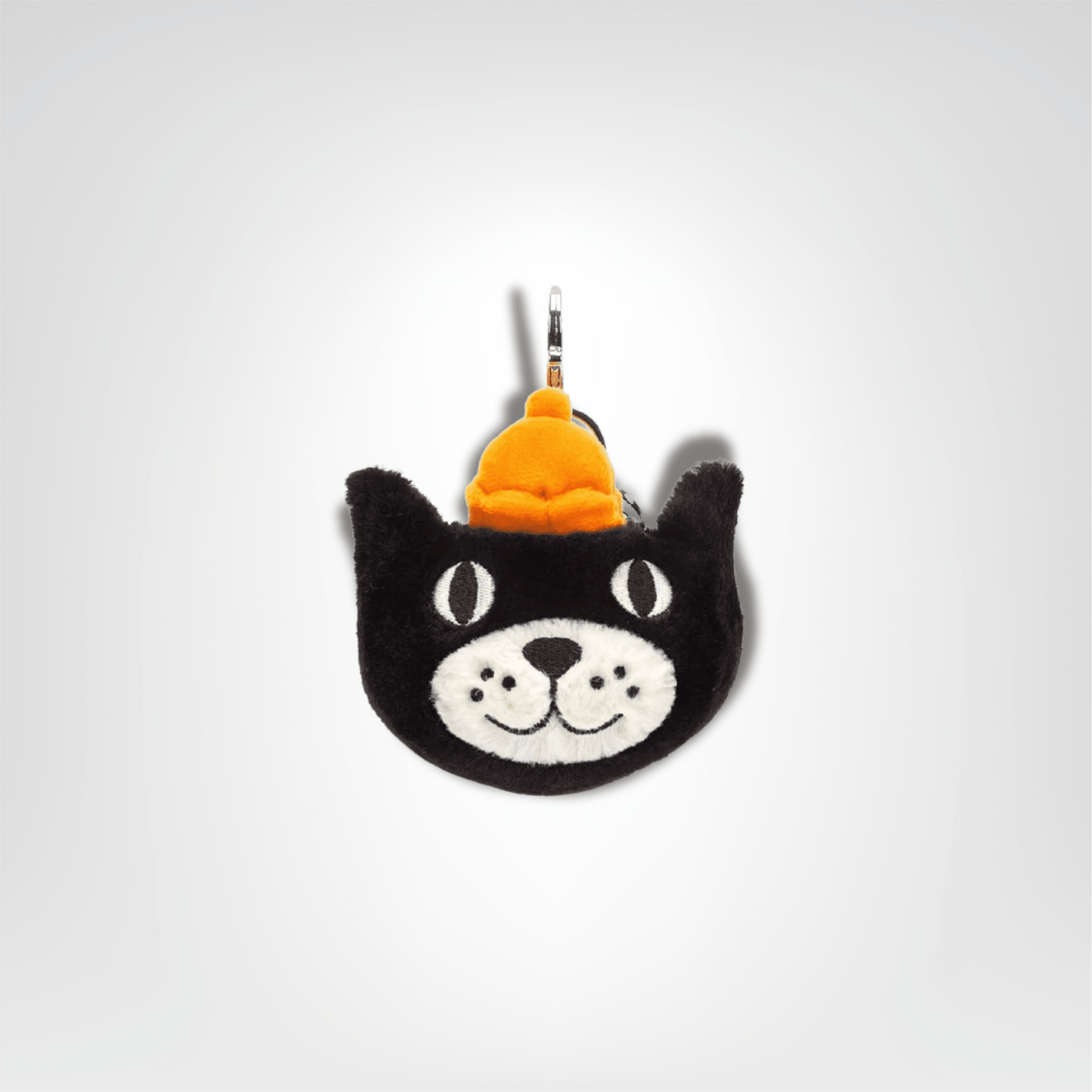 Porte - clés Peluche <br> Le Chat noir & blanc - Chat noir et blanc