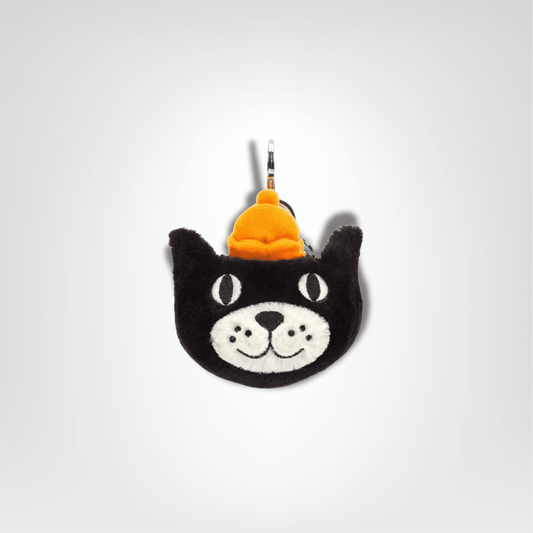 Porte - clés Peluche <br> Le Chat noir & blanc - Chat noir et blanc