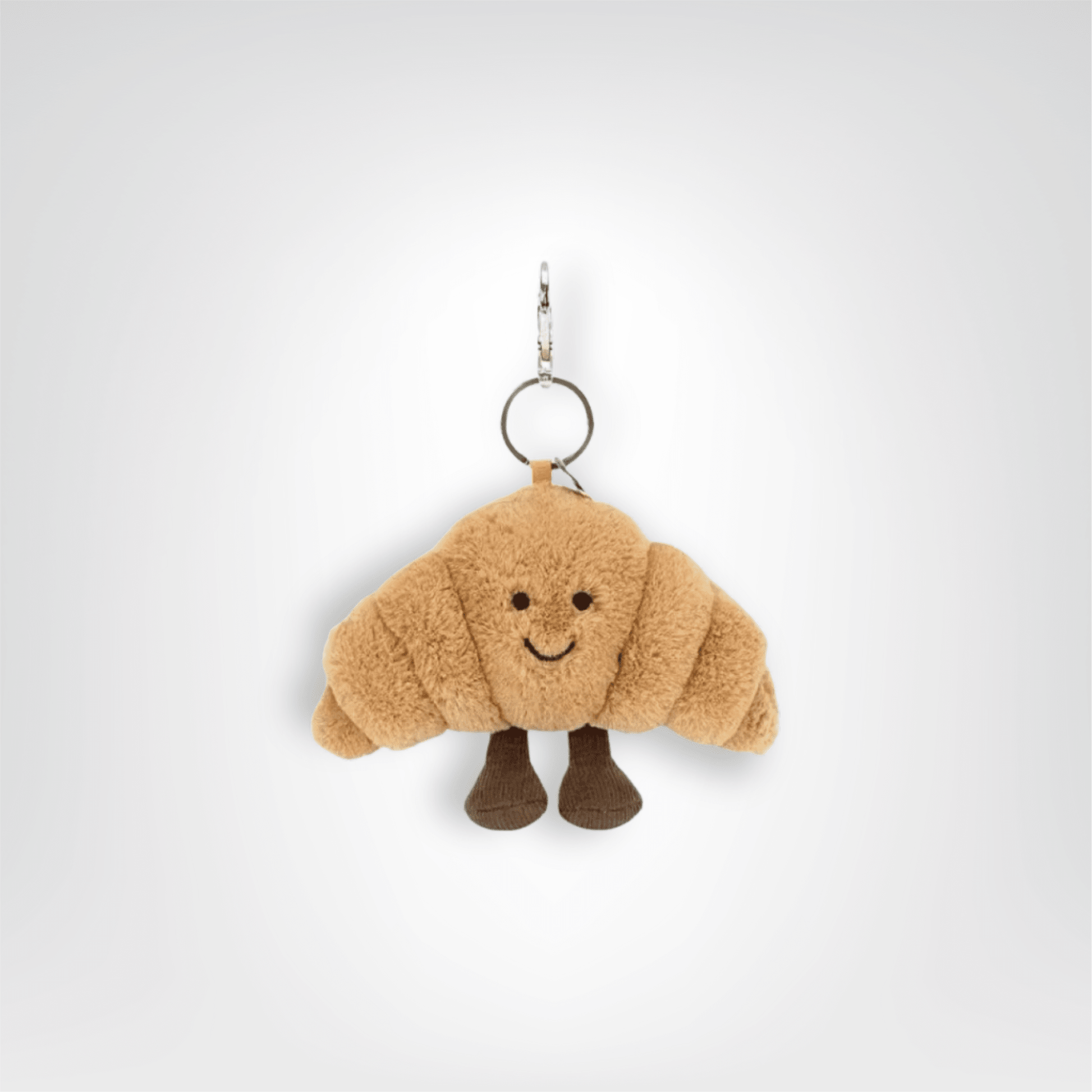 Porte - clés Peluche <br> Le Croissant joyeux - Croissant
