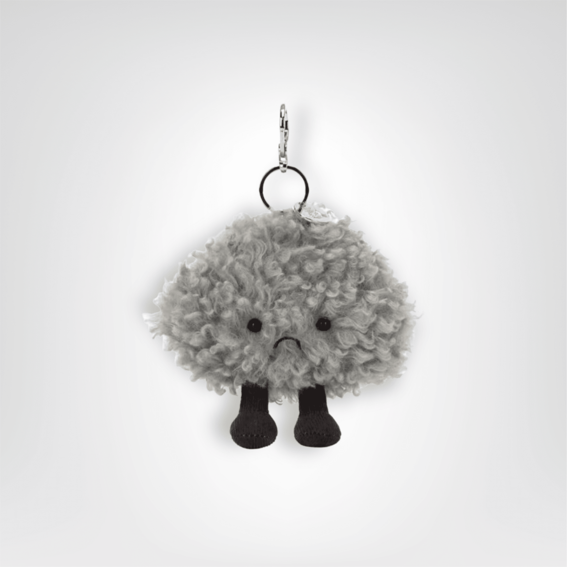 Porte - clés Peluche <br> Le Gris Nuage - Gris nuage