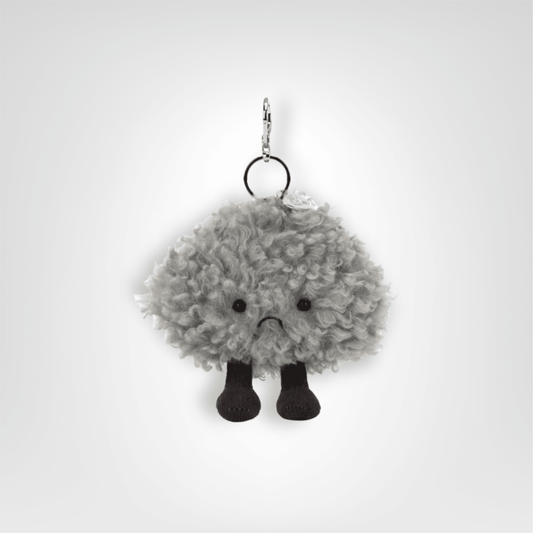 Porte - clés Peluche <br> Le Gris Nuage - Gris nuage