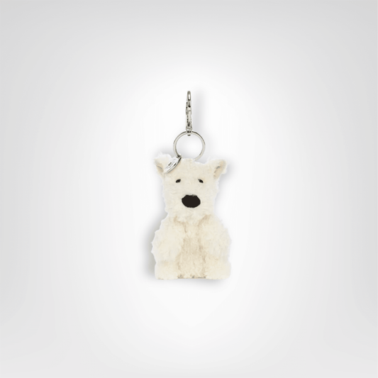 Porte - clés Peluche <br> Le Terrier blanc - Terrier blanc