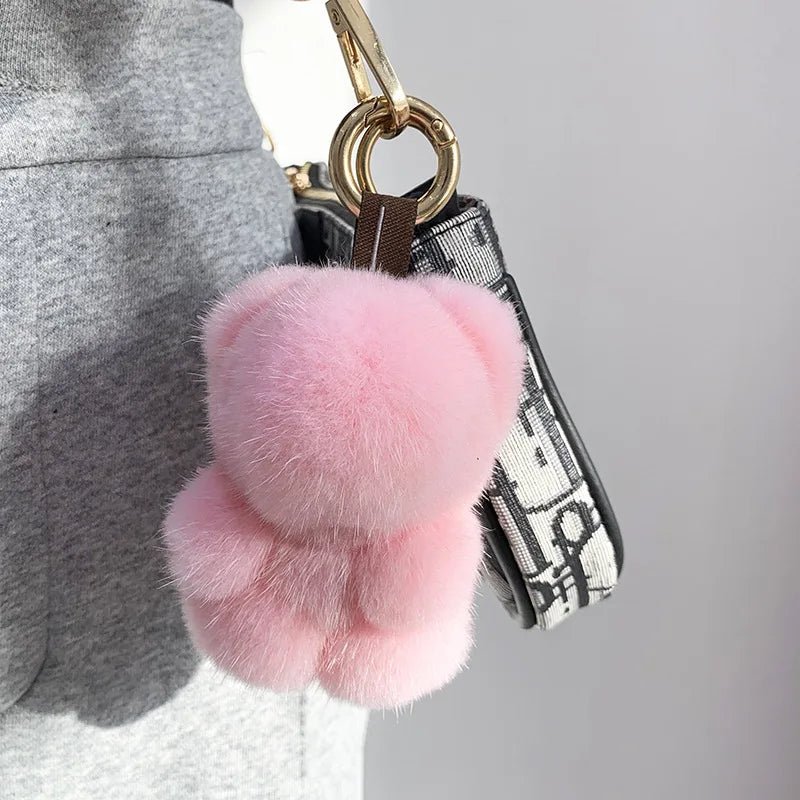 Porte - clés Peluches <br> Le Panda Rose Douceur - Rose