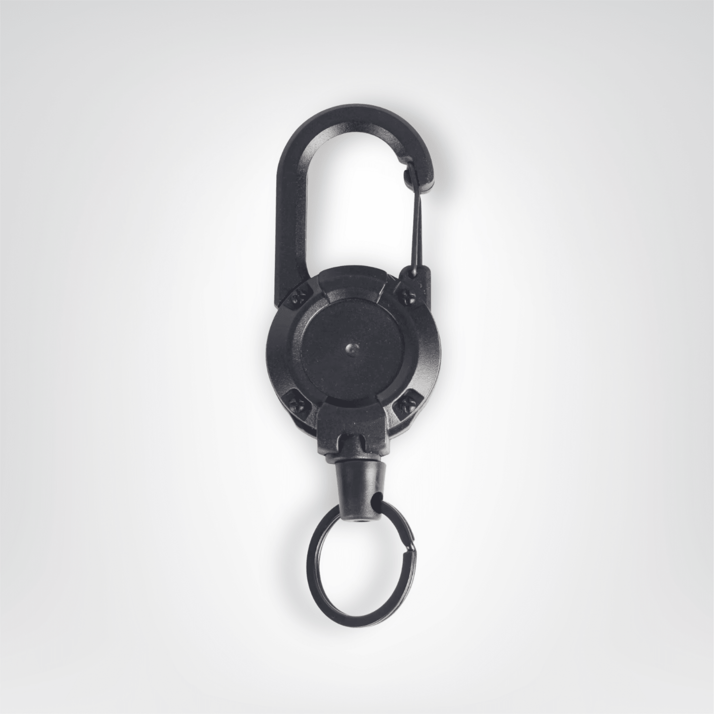 Porte - clés Tactiques <br> Le Titan Noir Rétractable - Noir