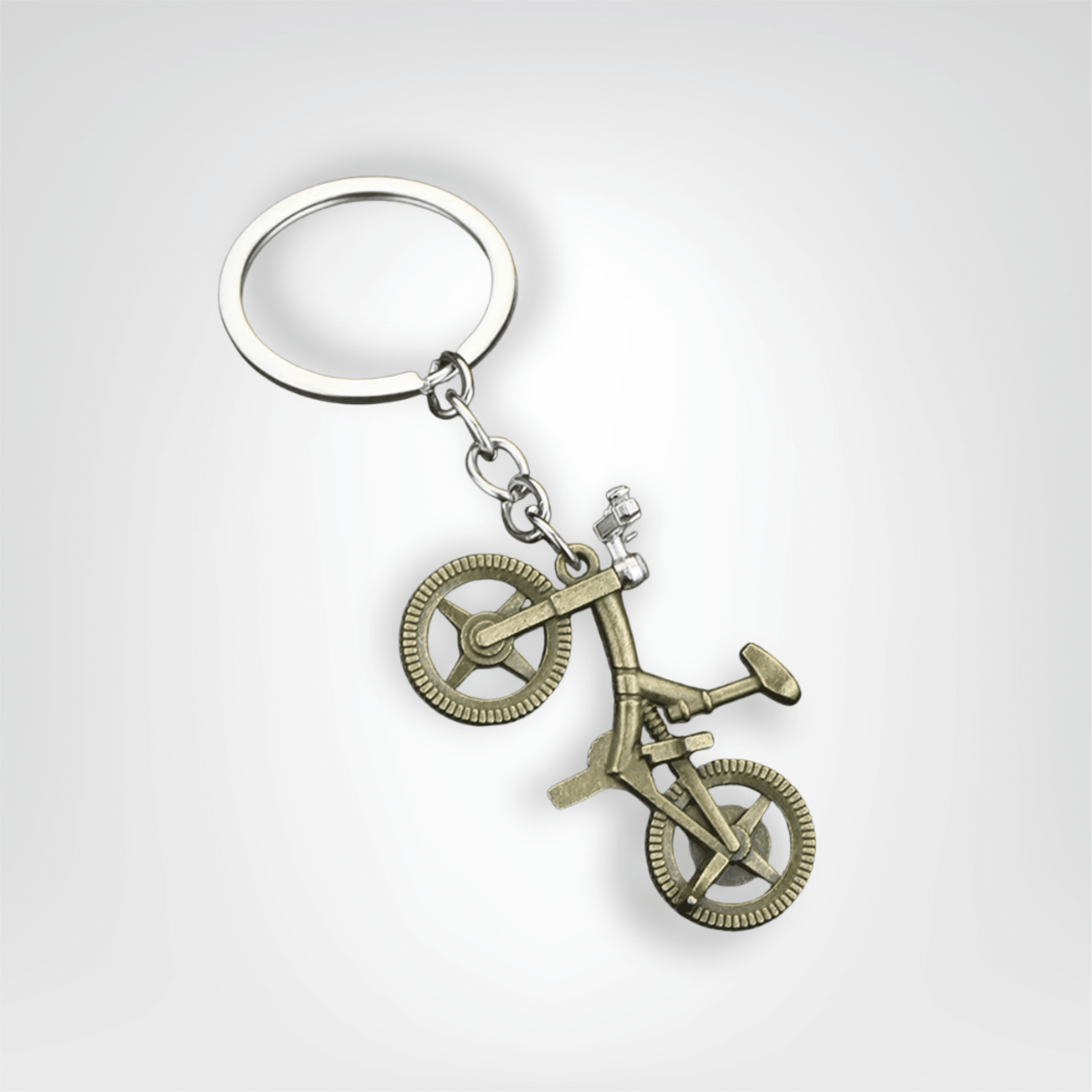 Porte - clés Vélo <br> Métal jaune - Métal jaune