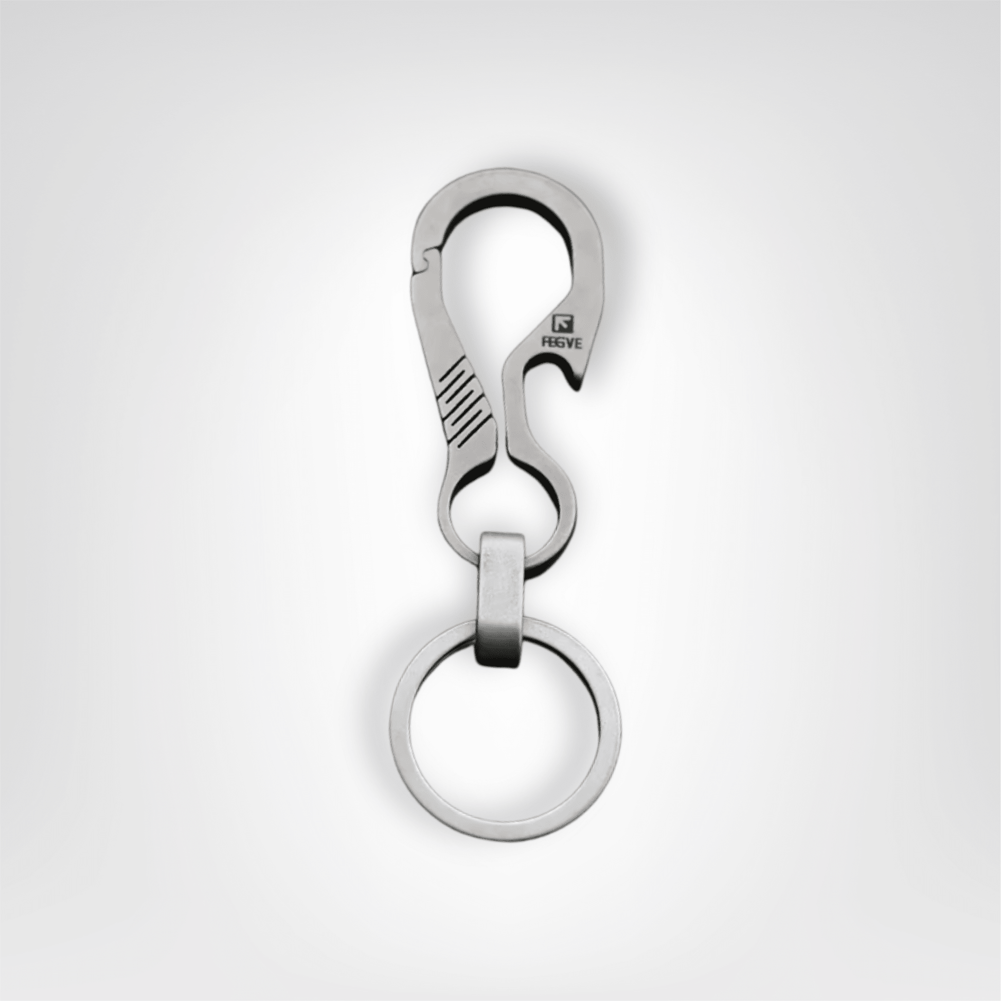 Porte - clés Voiture <br> Le Crochet Décapsuleur Titane Tactique - Titane