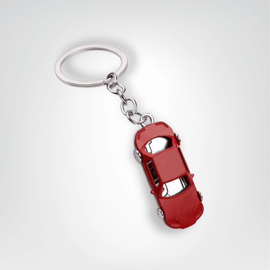 Porte - clés Voiture <br> Le Métal rouge - Métal rouge