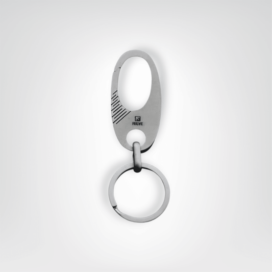 Porte - clés Voiture <br> Le Mousqueton Œuf Titane Tactique - Titane