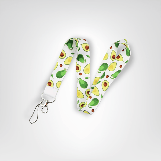 Tour du Cou Porte - clés <br> La Lanière Avocat Blanc - Motifs avocats