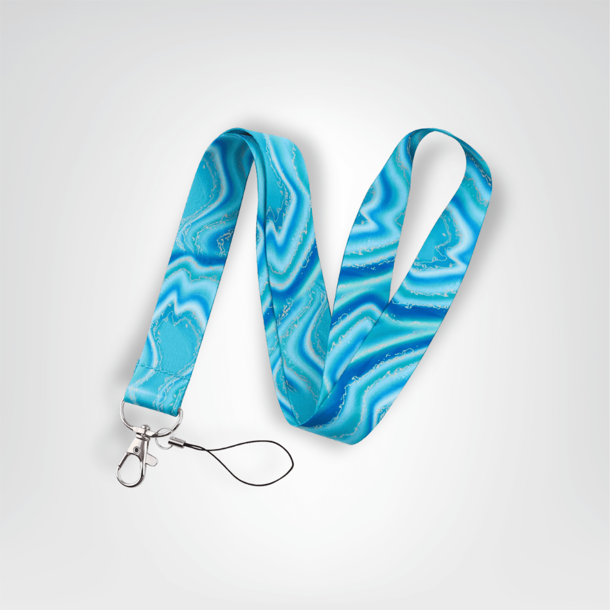 Tour du Cou Porte - clés <br> La Lanière Océan Profond - Océan profond